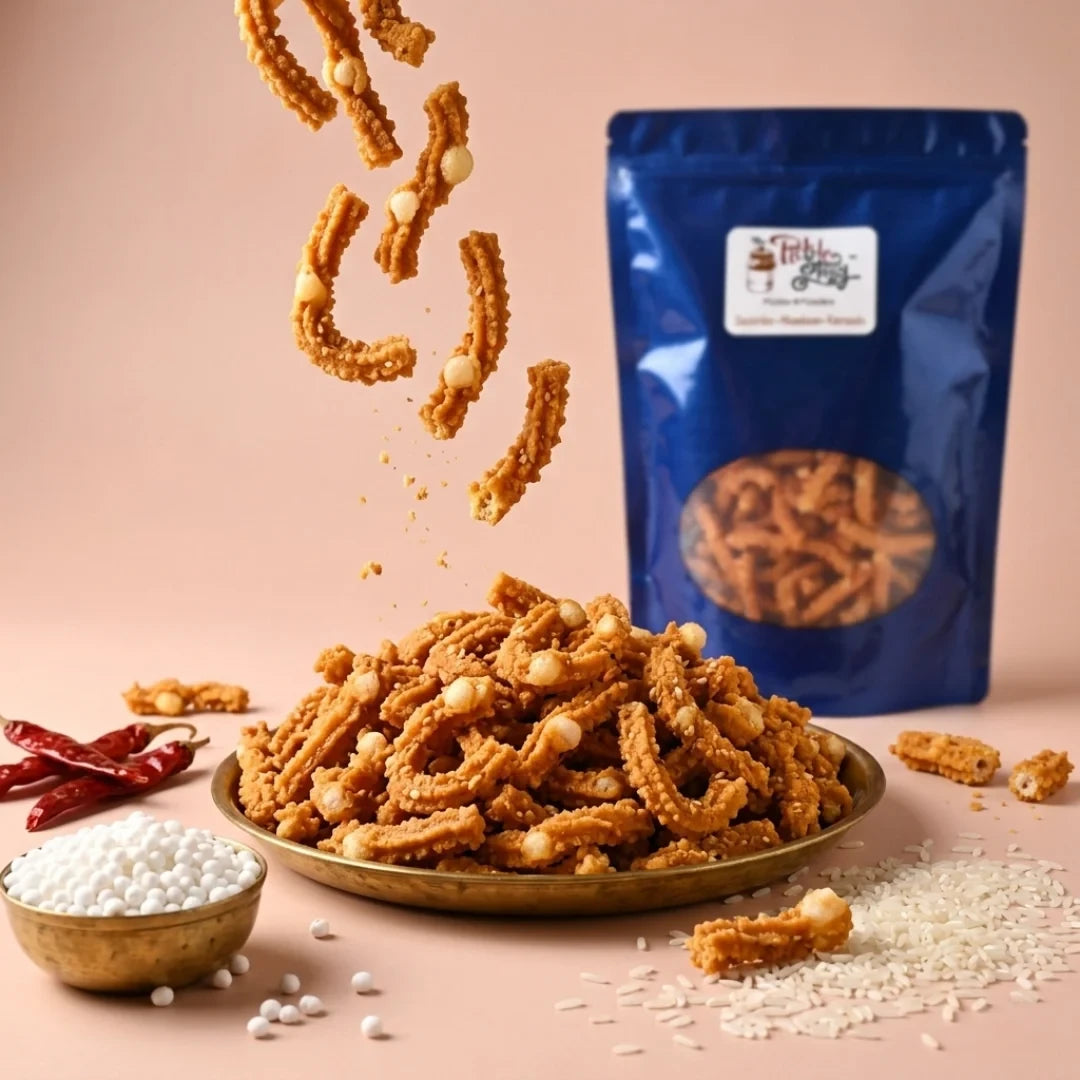 Picklestory Sago Murukku- Sabudana Murukku